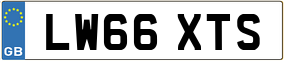 Truck License Plate
